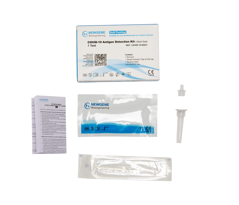 Newgene 1er Nasal Antigen Laien-Selbsttest – Hardpack AT1210/21 BfArM MHD:  06/24